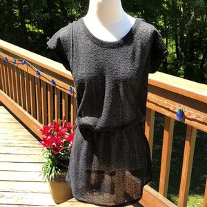 Elif black cover-up with some sequins. New w/tag